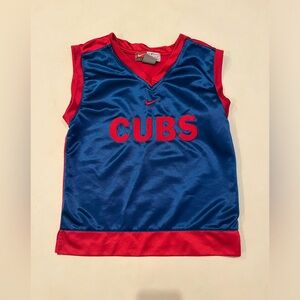 Nike Team Genuine Chicago Cubs Jersey Sleeveless Blue Size 4